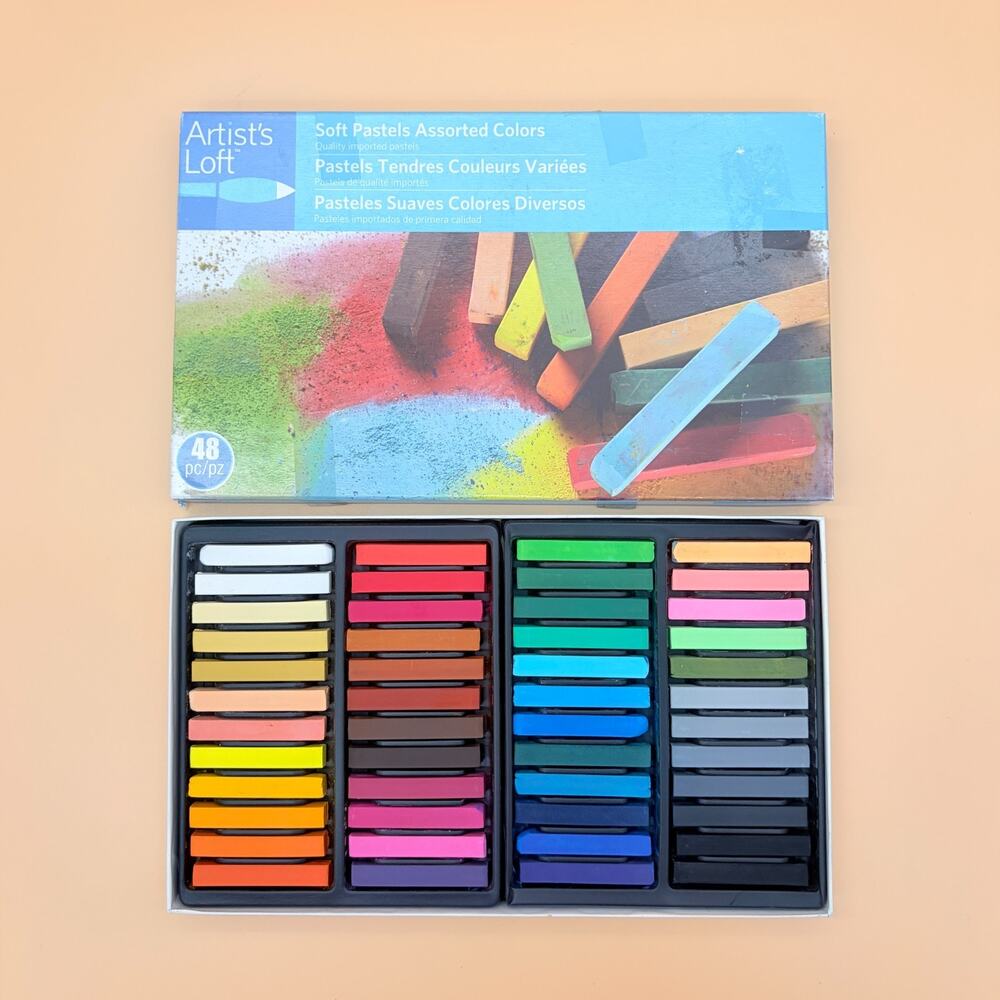 Artist's Loft Soft Pastels 48 Colors Complete Set Drawing Art Supplies